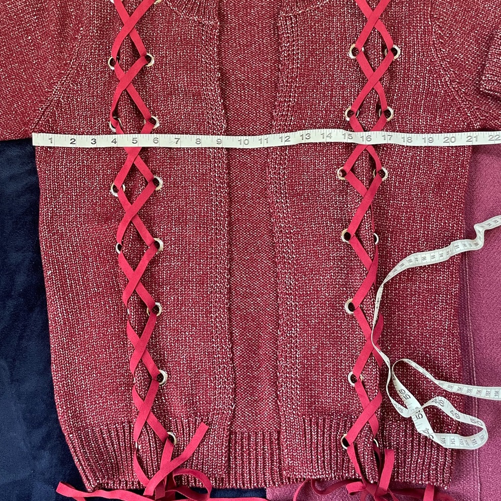 Ruby Ruche-Tie Cardigan Sweater - Picture 12 of 17